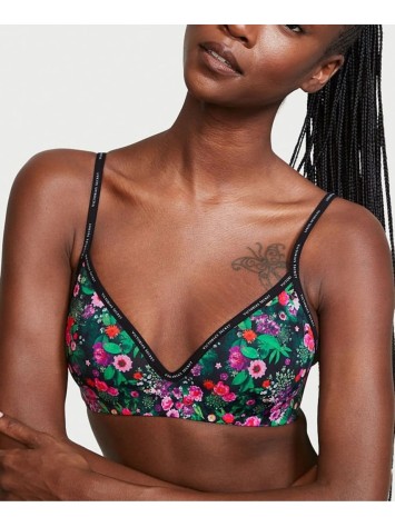 Бюстгальтер Victoria's Secret T-shirt Lightly Lined Wireless Fiower Print Bra