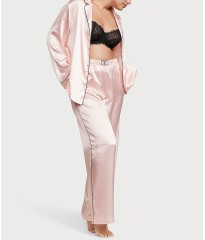 Пижама Dew Drop Satin Long Pajama Set Purest Pink