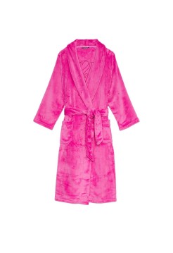 Плюшевий Халат Victoria's Secret Plush Long Robe Summer Pink