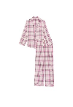 Пижама Victoria’s Secret Flannel Long Pj set Pink Plaid