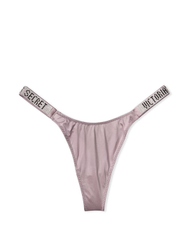 Трусики стрінги VS Shine Strap Panty Mauve Smoke