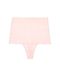 Комплект Victoria’s Secret Lace Bralette & High-rise Thong Panty V logo