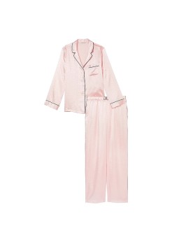 Піжама Dew Drop Satin Long Pajama Set Purest Pink