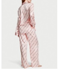 Пижама Satin Long Pajama Set Purest Pink