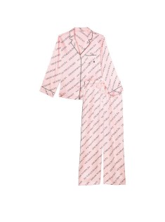 Піжама Satin Long Pajama Set Purest Pink