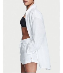 Костюм Linen Tie-Waist Oversized White Set