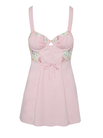 Сукня-пеньюар FOR LOVE & LEMONS Pink Floral Dress