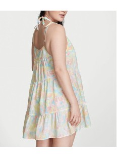 Плаття Tiered Mini Dress Coverup Multicolor