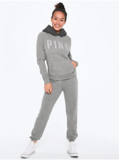 Спортивний костюм Victoria's Secret SPORT PINK grey