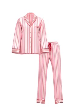 Піжама Flannel Long Pajama Set Candy Cane Stripes