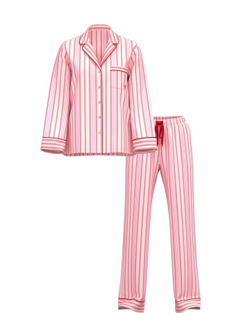 Піжама Flannel Long Pajama Set Candy Cane Stripes