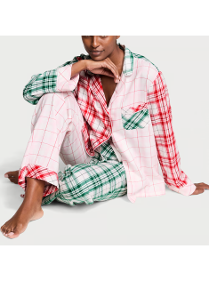 Пижама Flannel Long Pajama Set Print