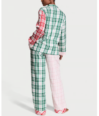 Піжама Flannel Long Pajama Set Print