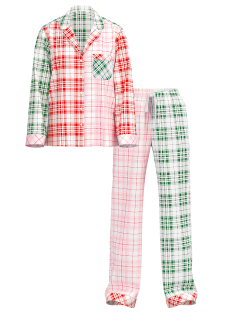 Пижама Flannel Long Pajama Set Print