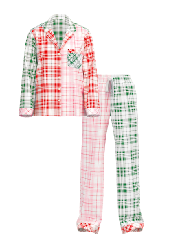 Піжама Flannel Long Pajama Set Print