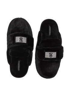 Домашние тапочки Bling Strap Slipper Black Bling