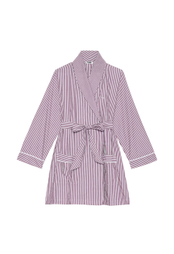 Халат Cotton Poplin Short Robe Violet