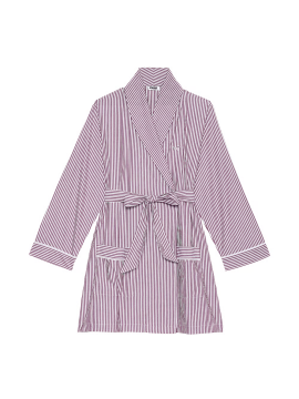 Халат Cotton Poplin Short Robe Violet