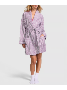 Халат Cotton Poplin Short Robe Violet