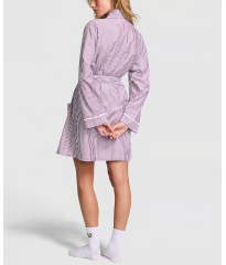 Халат Cotton Poplin Short Robe Violet