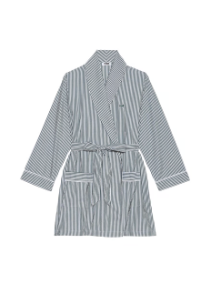 Халат Cotton Poplin Short Robe Stripe