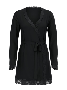 Халат Modal Lace-Trim Robe Black