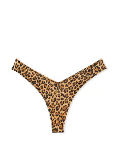 Трусики Strappy-Back High-Leg Thong Panty Leopard