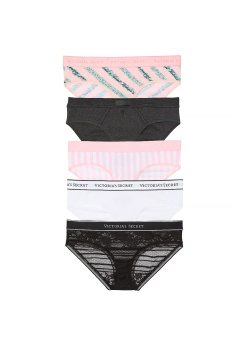 Набір трусиків 5-Pack Logo Cotton Hiphugger Panties Multi