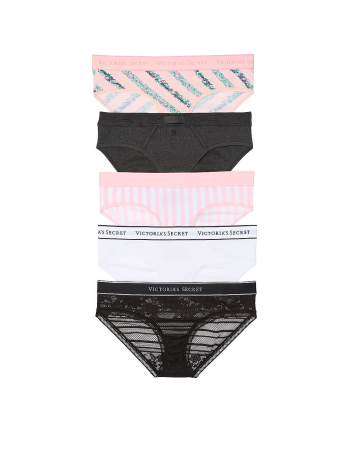 Набір трусиків 5-Pack Logo Cotton Hiphugger Panties Multi