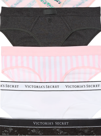 Набір трусиків 5-Pack Logo Cotton Hiphugger Panties Multi