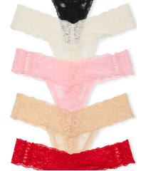 Набір трусиків 5-Pack Lace Thong Panties Multi