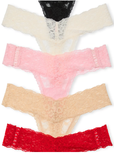 Набір трусиків 5-Pack Lace Thong Panties Multi