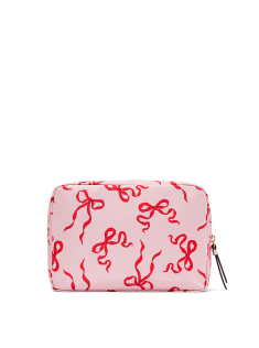 Косметичка Travel Makeup Pouch Pink and Red Bow