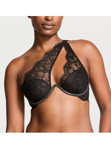 Бюстгальтер Dream Angels Twinkle Lace One-Shoulder Monowire Bra Black