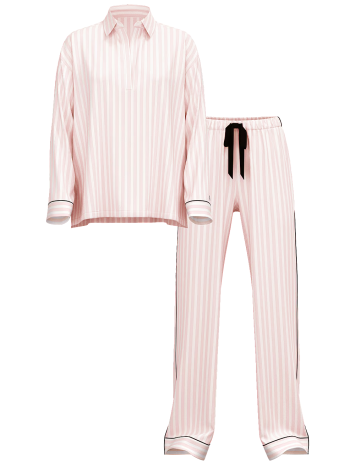 Піжама Flannel Popover Long Pajama Set Pretty Blossom