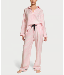 Піжама Flannel Popover Long Pajama Set Pretty Blossom