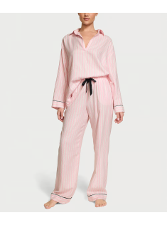 Пижама Flannel Popover Long Pajama Set Pretty Blossom