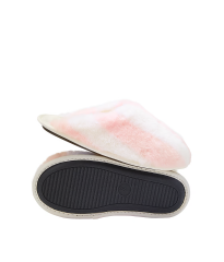 Домашні капці Closed-Toe Faux Fur Slippers Heritage Stripe