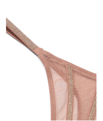 Комплект білизни Sheer Shine Unlined Low-Cut Demi Bra Set Almond Beige