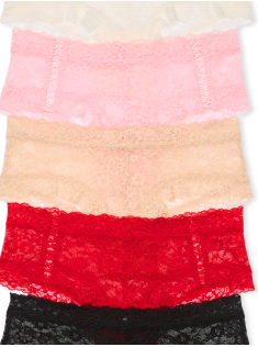 Набір трусиків 5-Pack Lace Cheeky Panties Multi