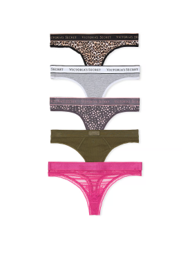 Набір трусиків 5-Pack Mixed Thong Panties Multi