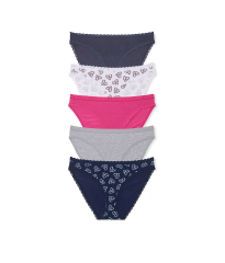 Набір трусиків 5-Pack Stretch Cotton Bikini Panties Multi