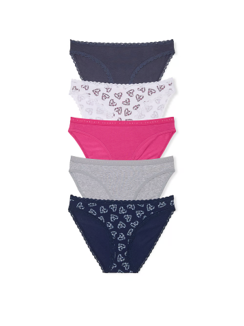 Набір трусиків 5-Pack Stretch Cotton Bikini Panties Multi