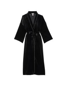 Халат Very Sexy Starstruck Velvet Embellished Long Robe Black