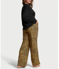 Пижама Flannel Long-Sleeve Tee-Jama Set Leopard