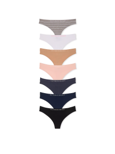 Набір трусиків 7-Pack Seamless Thong Panties Multi