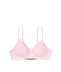БЮСТГАЛЬТЕР LOGO BRA LIGHTLY LINED WIRELESS LACE - VICTORIA'S SECRET - 36B(р)