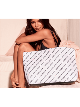 Пляжная сумка Victoria's Secret Beach Tote White Logo VS