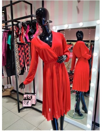 Cuteberry червоне плаття шифон