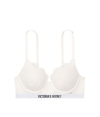 Бюстгальтер Victoria’s Secret Logo Bra PERFECT SHAPE - COCONUT WHITE